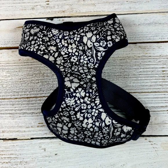 Bond Co Dog Bond Co Soft Reversible Dog Harness Blue White